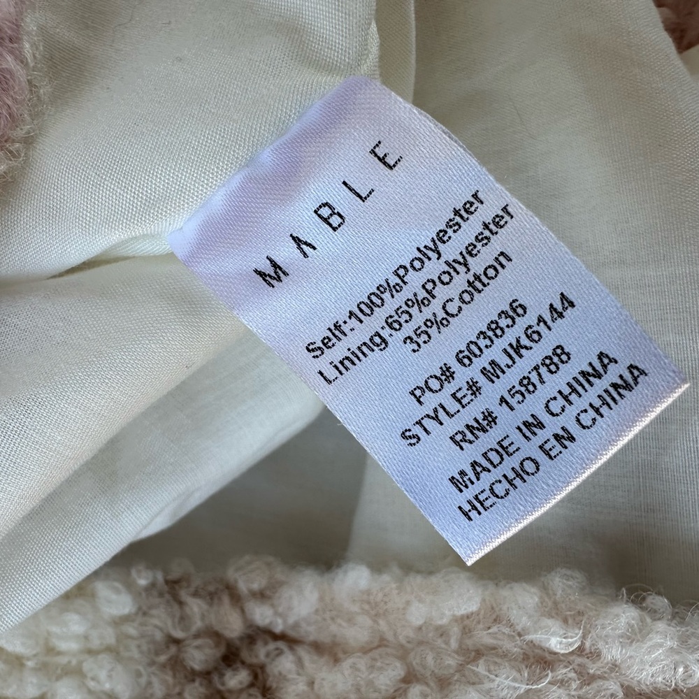 Mable Sherba Jacket Women Size S - Picture 7 of 7